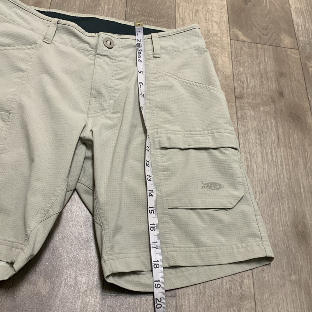 Mens AFTCO AFTECH Fishing Performance Utility Cargo Shorts - Picture 3 of 8